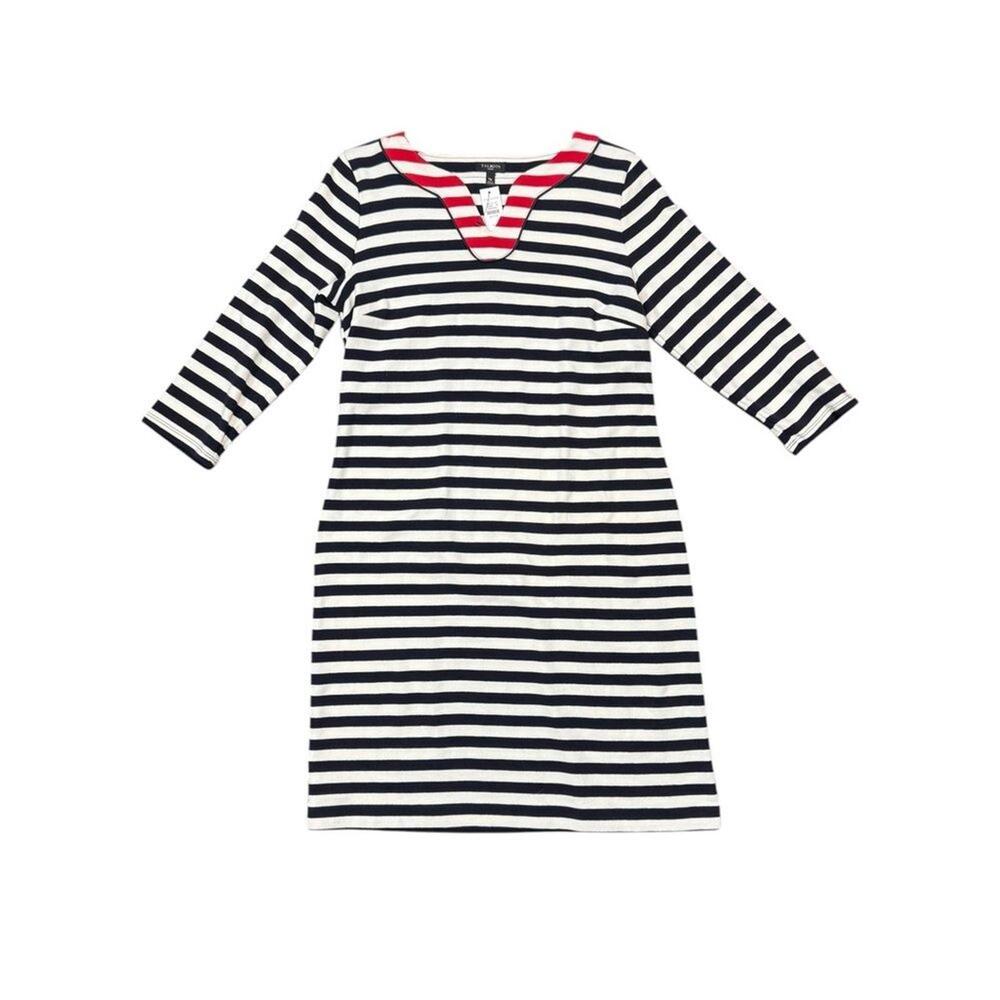 NWT Talbots Nautical Striped preppy‎ dress size Mp